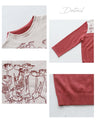 Knit top with delicate embroidery