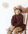 [Kids' sizes 130cm and 140cm] Warm kids' knit tops