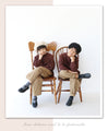[Kids' sizes 130cm and 140cm] Warm kids' knit tops