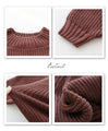 [Kids' sizes 130cm and 140cm] Warm kids' knit tops
