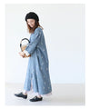 Dancing flower embroidery 2-way dress