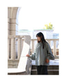 Elegant covered button shirt
