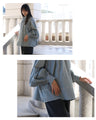Elegant covered button shirt