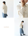 Refreshing striped blouse that creates a slimming illusion
