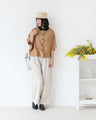 Pants in a cute color scheme that can be rolled up
