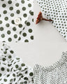 A retro polka dot dress that can also be worn as a jacket