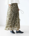 A supple skirt that looks like embroidery but isn't.