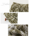 A supple skirt that looks like embroidery but isn't.