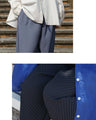 Stretch pleated pants