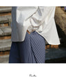Stretch pleated pants