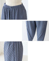 Stretch pleated pants