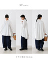 [SANPO LUSSO] Elegant draped shirt