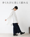 [SANPO LUSSO] Elegant draped shirt