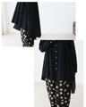 [SANPO LUSSO] Elegant draped shirt