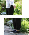 【SANPO LUSSO】リネン裾タックパンツ