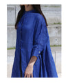 Ramie back gathered tunic