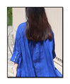 Ramie back gathered tunic