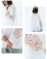 A little spring with a touch of floral embroidery 