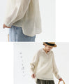 3D embroidered dandelion blouse