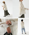 3D embroidered dandelion blouse