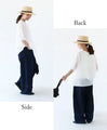 Two-tone embroidery and two-layer sheer