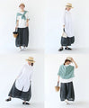 Layered Beauty: Flower Balloon Pants