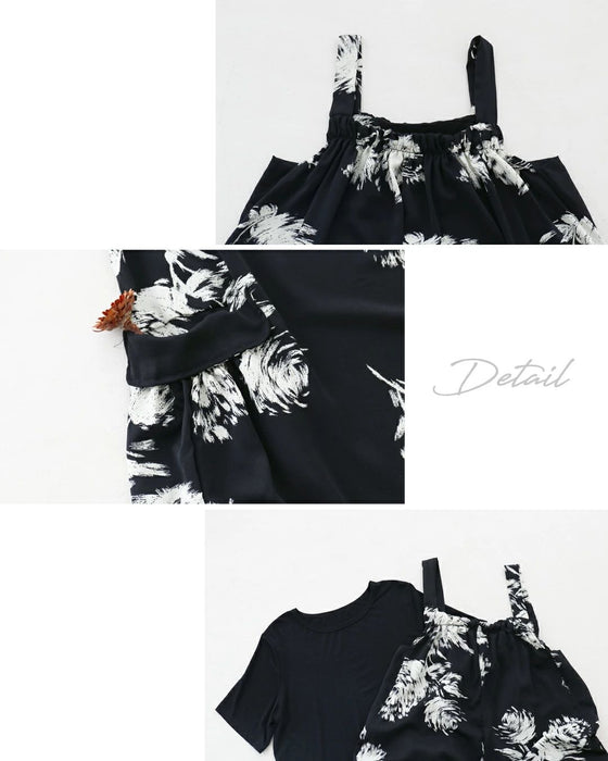 [Set] Just layer it up and you're ready to go (T-shirt x dress)