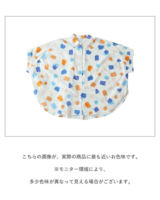 面白手描きの遊び心トップス
