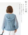Transparent lace sleeve cardigan