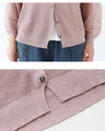 Transparent lace sleeve cardigan