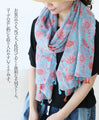Gorgeously blooming fringe stole