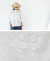 Stunning 3D leaf embroidery