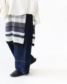 Long vest with deep slits