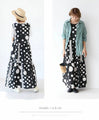 Random polka dots make a statement look