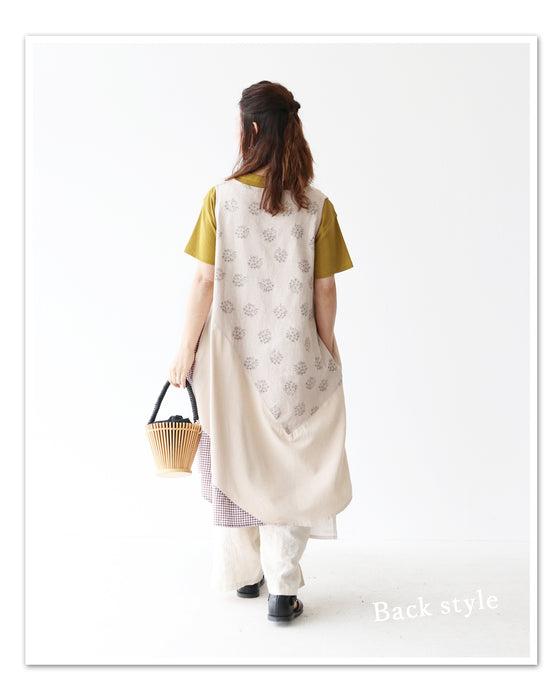 切り替えが華やかなアシメチュニック