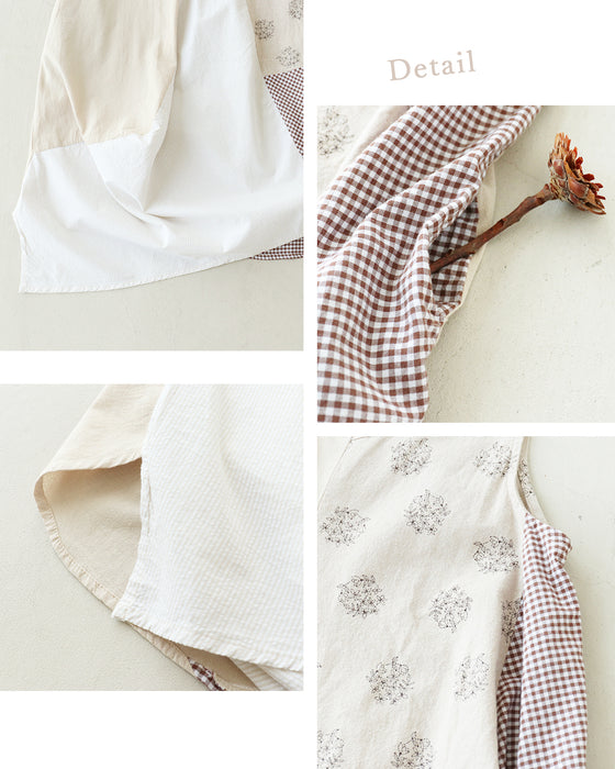 切り替えが華やかなアシメチュニック