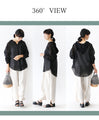 Amulet lace hoodie shirt for sun protection and temperature regulation