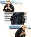 Amulet lace hoodie shirt for sun protection and temperature regulation