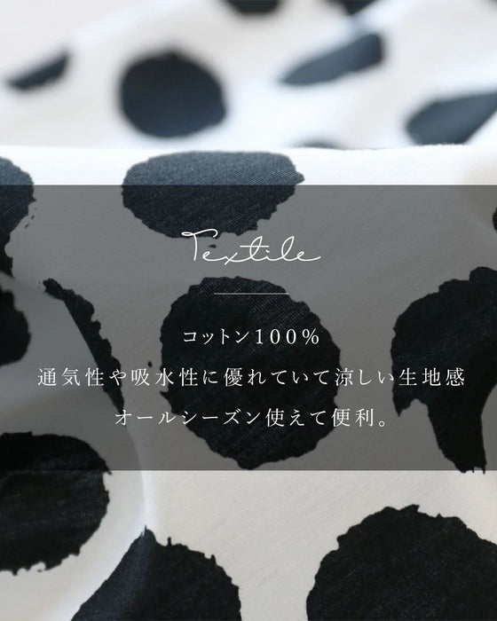 A dress with faded polka dots for a sophisticated look