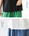 Embroidery x transparent polka dots - modest and cute T-shirt