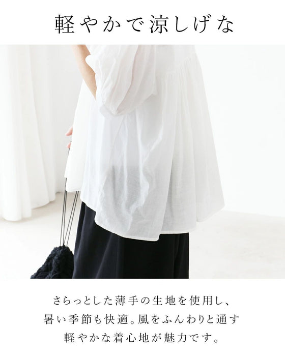 涼やかな彩りと、やさしい着心地