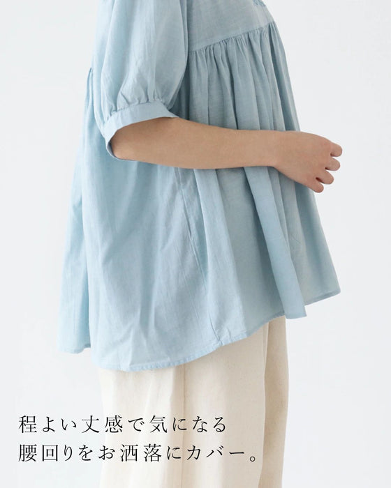 涼やかな彩りと、やさしい着心地