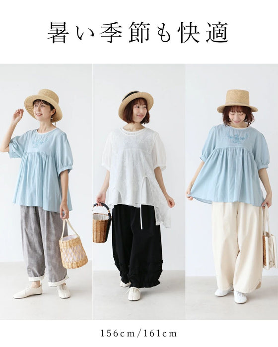 涼やかな彩りと、やさしい着心地