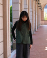 Expressive linen vest