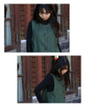 Expressive linen vest