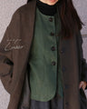 Expressive linen vest
