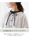 Slimming color neckline tops