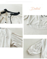 Slimming color neckline tops