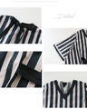 Stylish stripes with ribbons