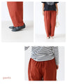 Tapered hem pants